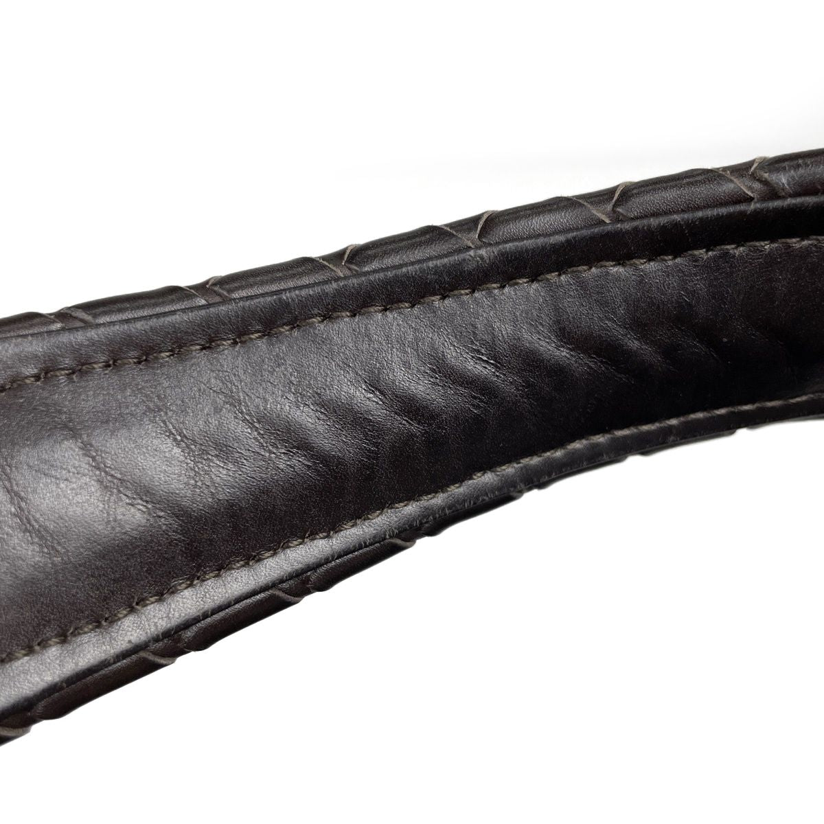 Bottega Veneta Intrecciato Shoulder Bag Leather Brown — view 6