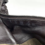Bottega Veneta Intrecciato Shoulder Bag Leather Brown — view 7