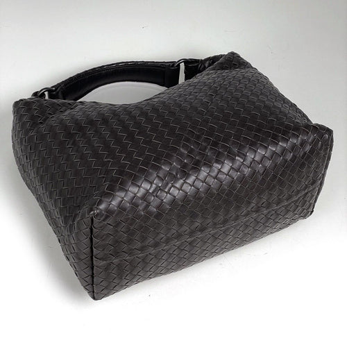 Bottega Veneta Intrecciato Shoulder Bag Leather Brown — view 2