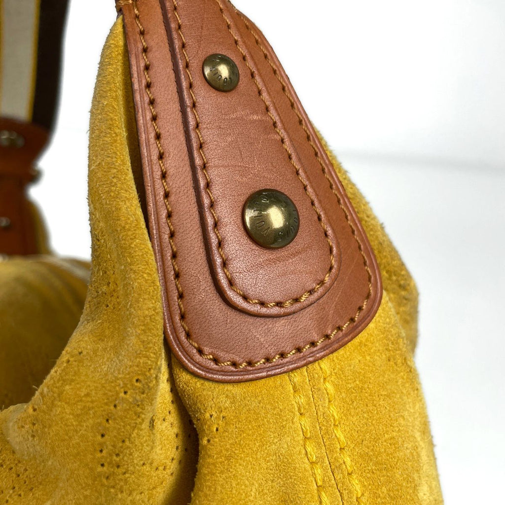 Louis Vuitton Onata GM Perforated Monogram Suede Shoulder — view 6