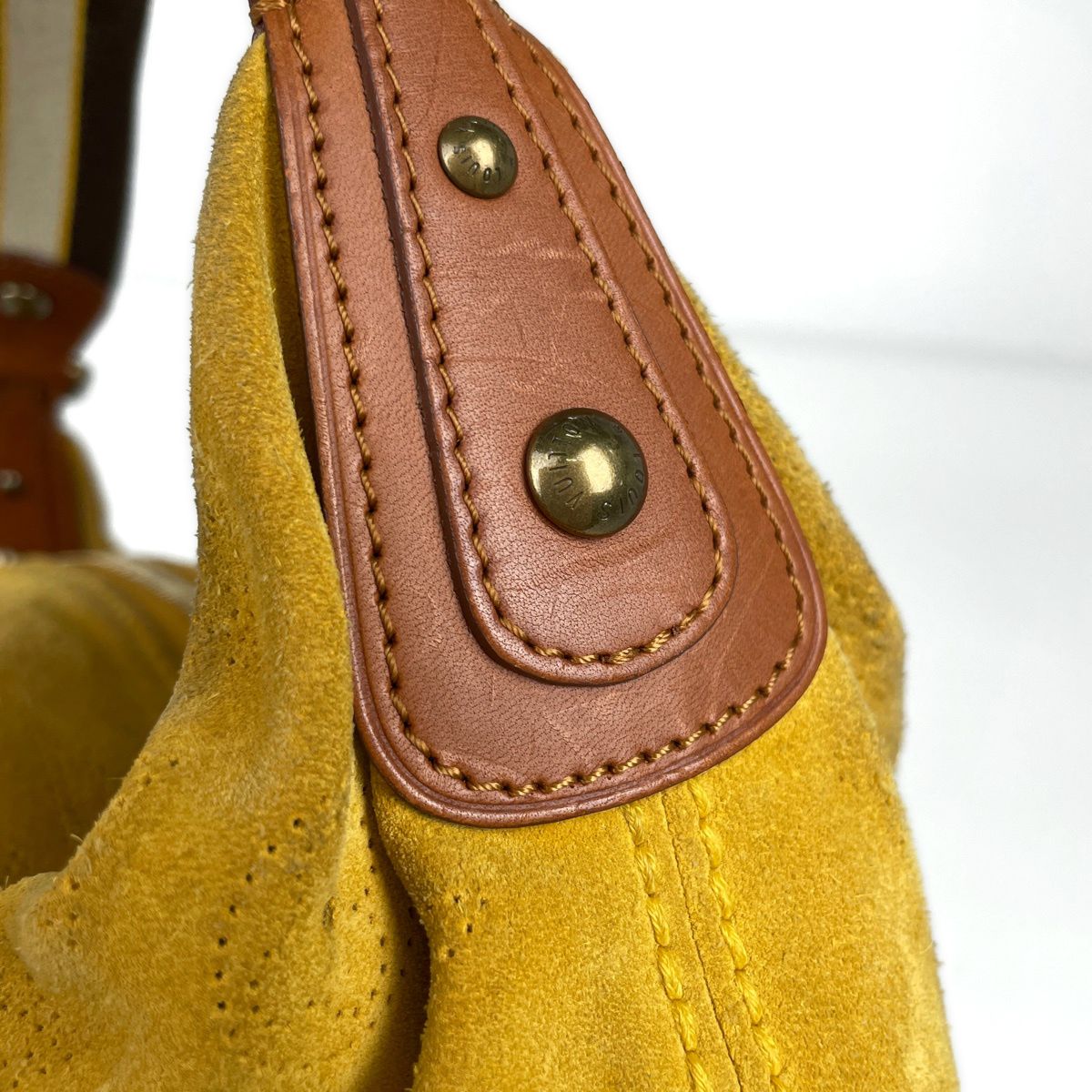 Louis Vuitton Onata GM Perforated Monogram Suede Shoulder — view 6