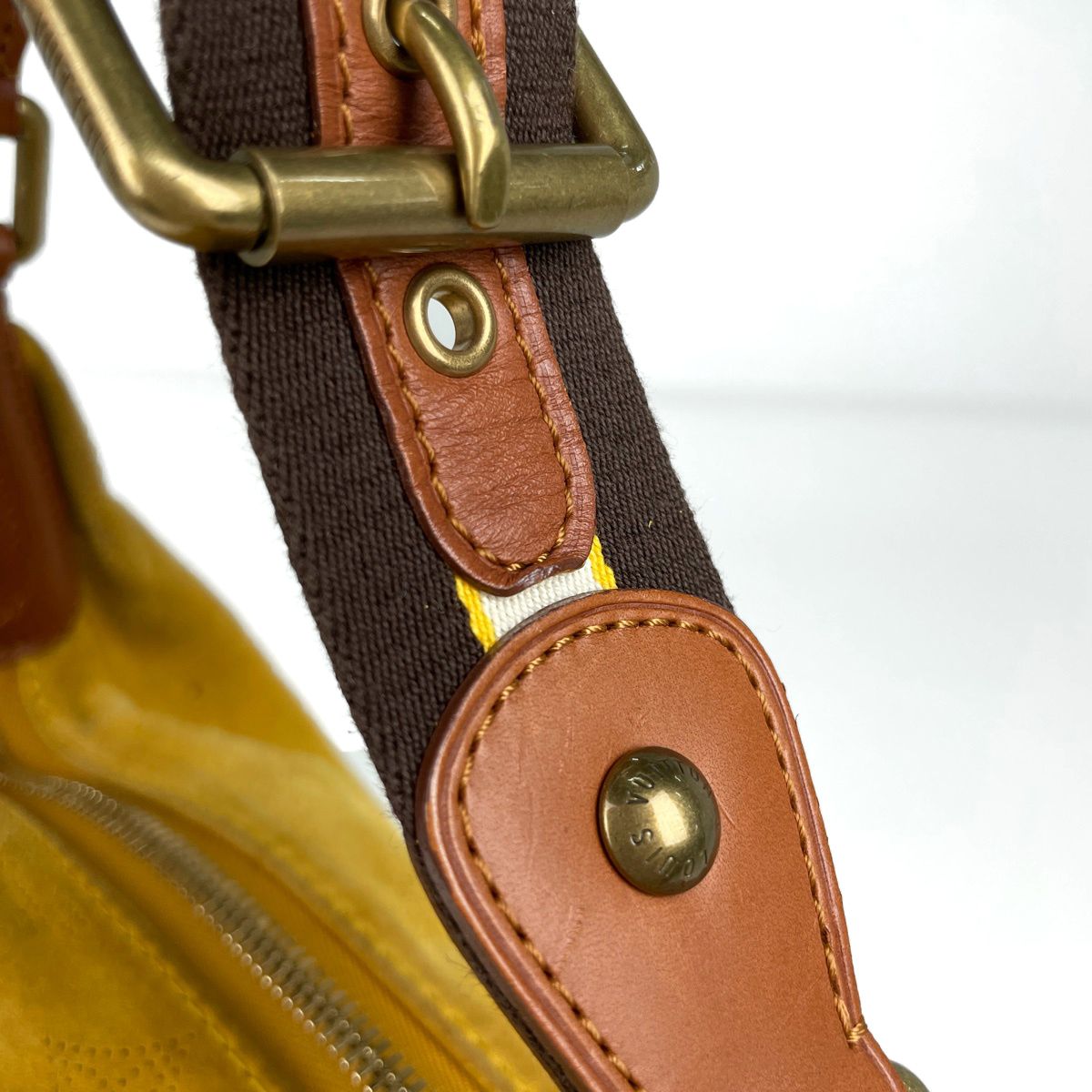 Louis Vuitton Onata GM Perforated Monogram Suede Shoulder — view 7