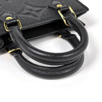 Louis Vuitton Petite Sac Plat 2-Way Shoulder Bag Monogram Empreinte Noir — view 5