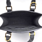 Louis Vuitton Petite Sac Plat 2-Way Shoulder Bag Monogram Empreinte Noir — view 9