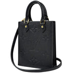 Louis Vuitton Petite Sac Plat 2-Way Shoulder Bag Monogram Empreinte Noir