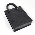 Louis Vuitton Petite Sac Plat 2-Way Shoulder Bag Monogram Empreinte Noir — view 2