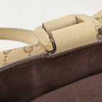 Gucci GG Pattern Tote Abbey Canvas Beige White — view 7