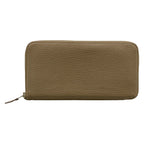 Hermes Wallet Azap Long Classic Etoupe Zip Around Silver