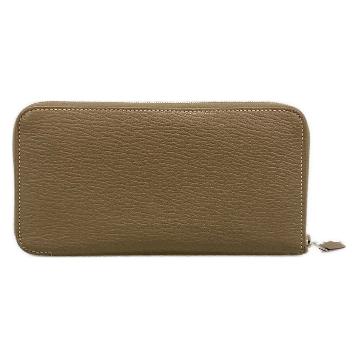 Hermes Wallet Azap Long Classic Etoupe Zip Around Silver — view 2