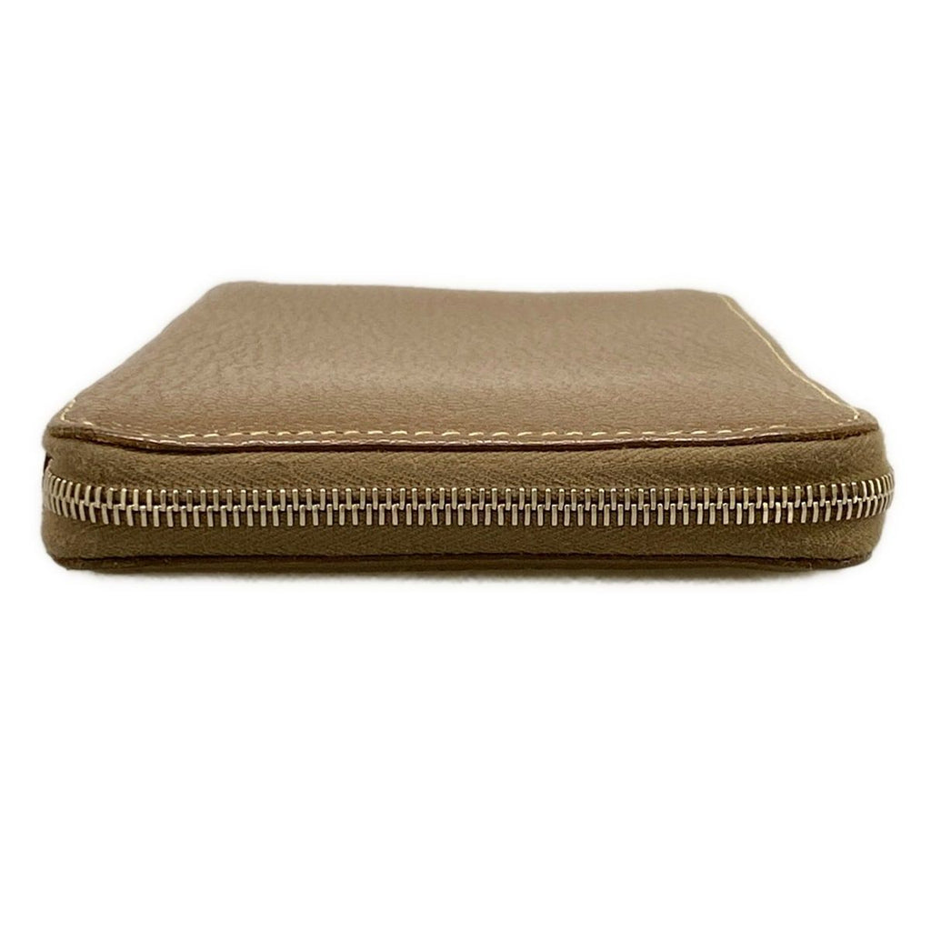 Hermes Wallet Azap Long Classic Etoupe Zip Around Silver — view 8
