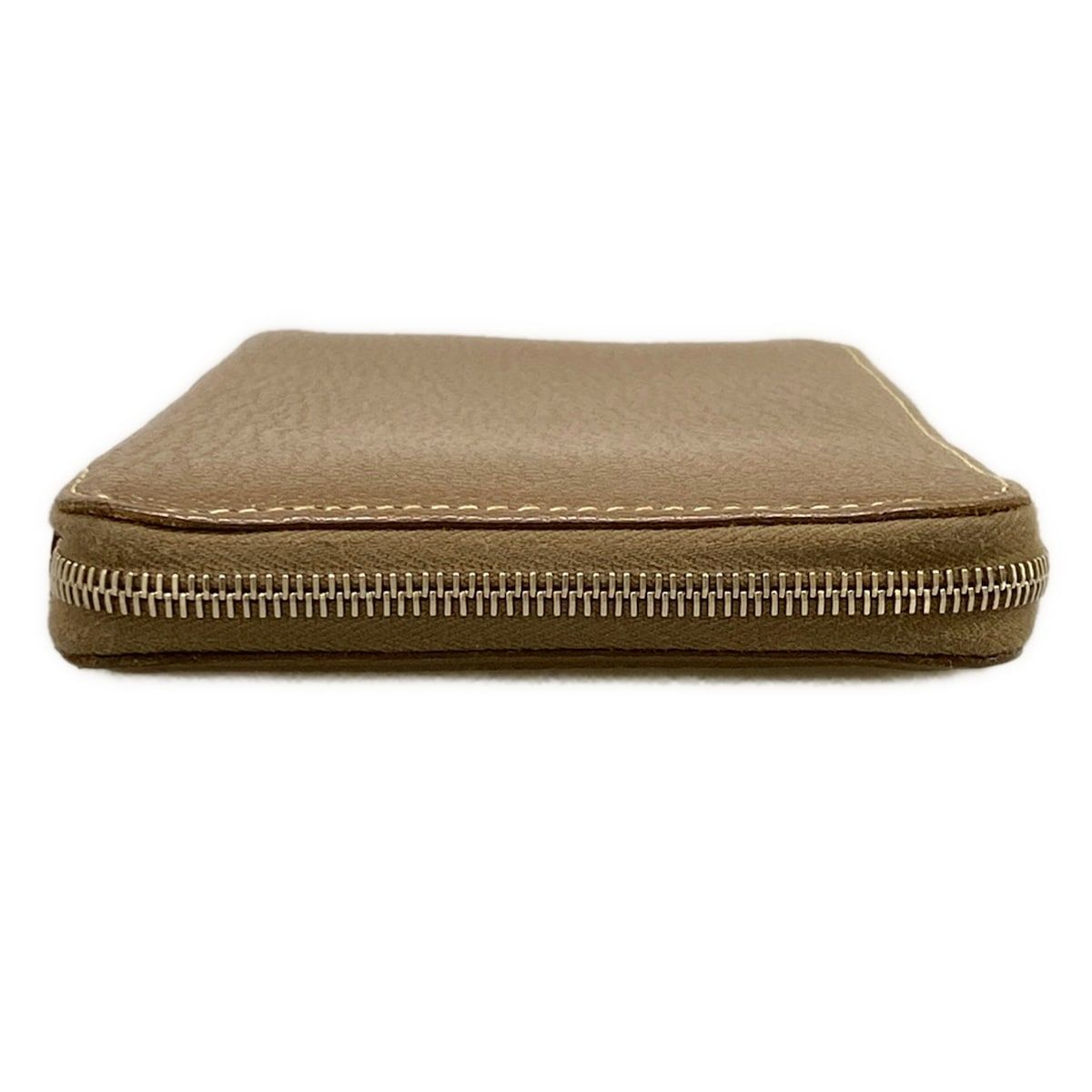 Hermes Wallet Azap Long Classic Etoupe Zip Around Silver — view 8