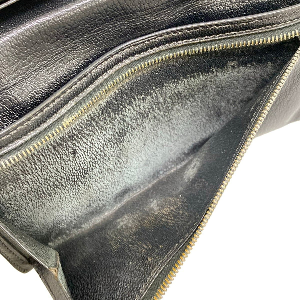 Hermes Wallet Bearn Souffle Black Silver — view 4