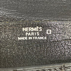 Hermes Wallet Bearn Souffle Black Silver — view 5