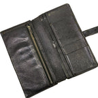 Hermes Wallet Bearn Souffle Black Silver — view 3