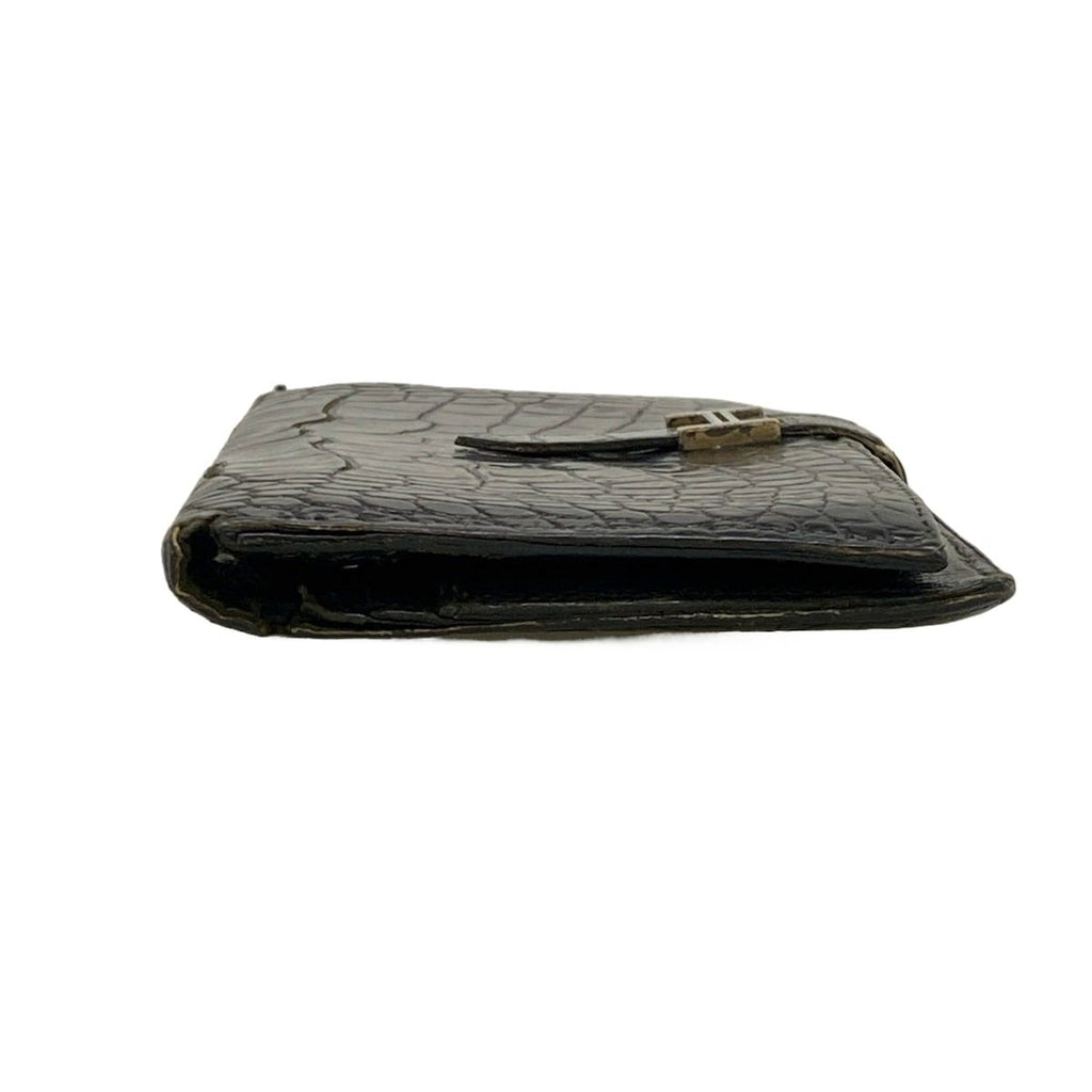 Hermes Wallet Bearn Souffle Black Silver — view 8