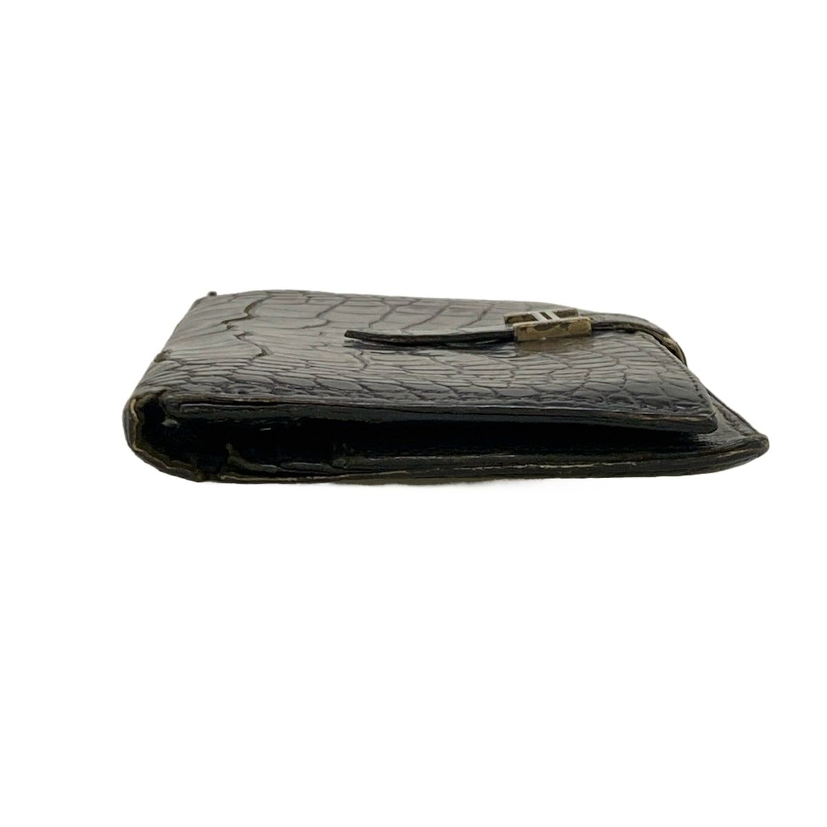 Hermes Wallet Bearn Souffle Black Silver — view 8