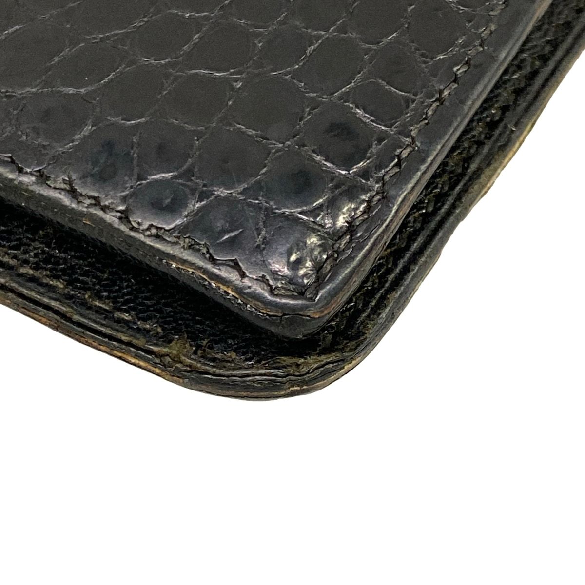 Hermes Wallet Bearn Souffle Black Silver — view 6