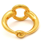 Hermes Scarf Ring Mo Gold — view 2