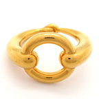 Hermes Scarf Ring Mo Gold