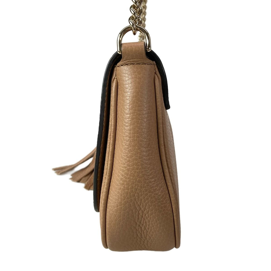 Gucci Shoulder Bag Soho Beige Leather — view 4