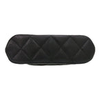 Chanel Quilted Mini Chain Shoulder Bag CC Logo Caviar Leather Black Random Seal — view 3
