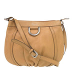 Gucci Abbey Leather Camel Shoulder Bag Brown