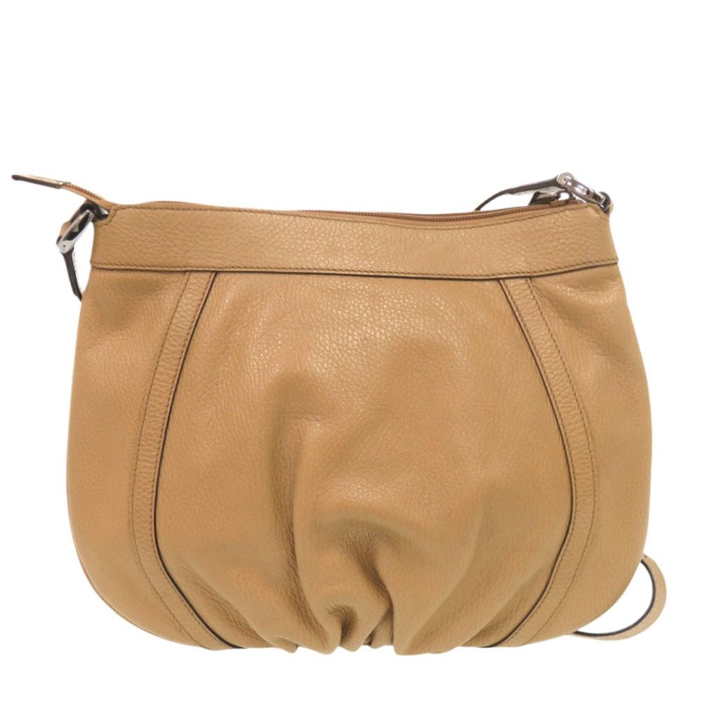Gucci Abbey Leather Camel Shoulder Bag Brown — view 2