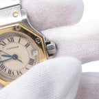 Cartier Santos Octagon SM Watch Ivory Dial Quartz — view 5