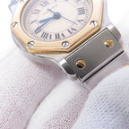 Cartier Santos Octagon SM Watch Ivory Dial Quartz — view 6