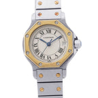 Cartier Santos Octagon SM Watch Ivory Dial Quartz