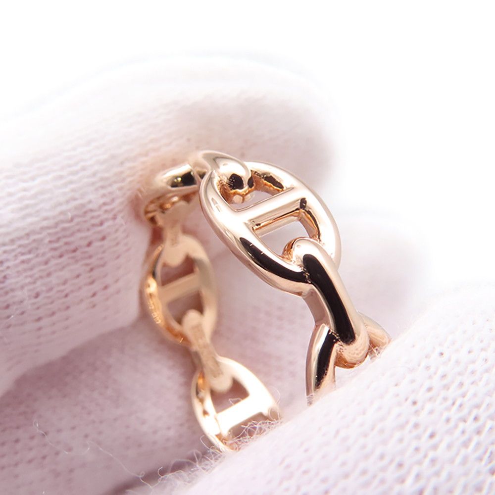 Hermes Ring Chaine D'ancre PM Enchainee 18k Pink Gold — view 5