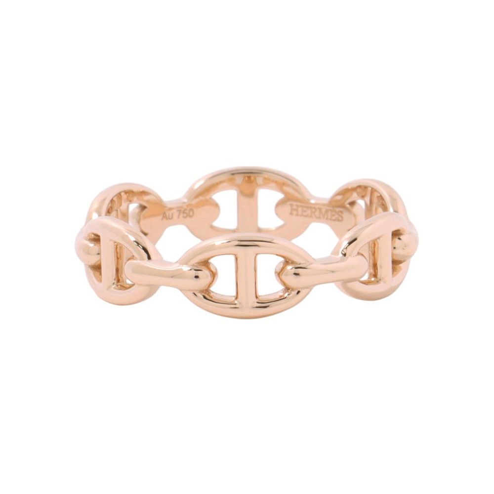 Hermes Ring Chaine D'ancre PM Enchainee 18k Pink Gold