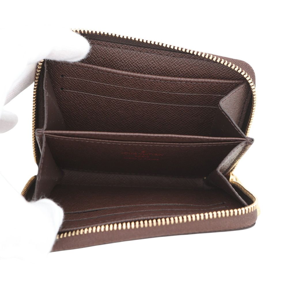 Louis Vuitton Coin Case Damier Ebene Zippy Purse — view 4