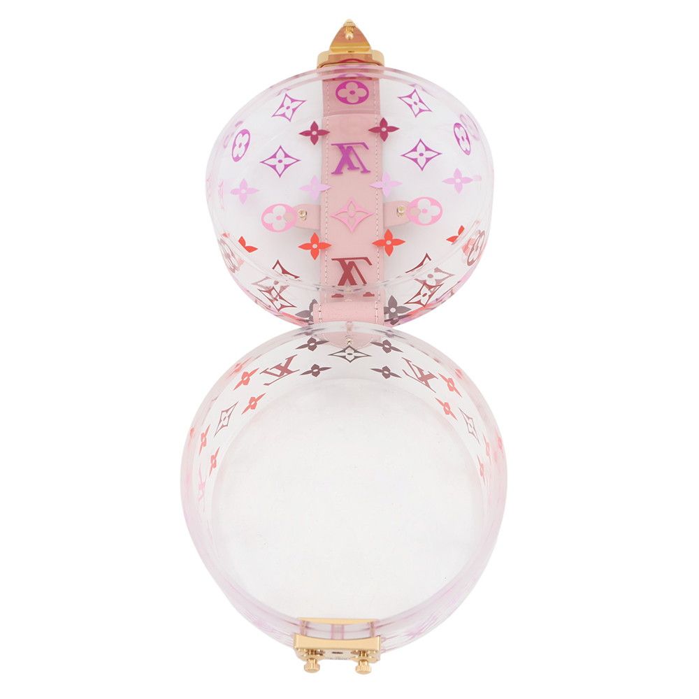 Louis Vuitton Case Monogram Clear Pre King Glass Leather Boite Scott Interior — view 4