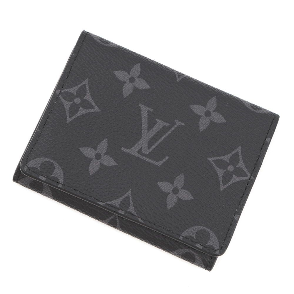 Louis Vuitton Card Case Monogram Eclipse Business Holder Black