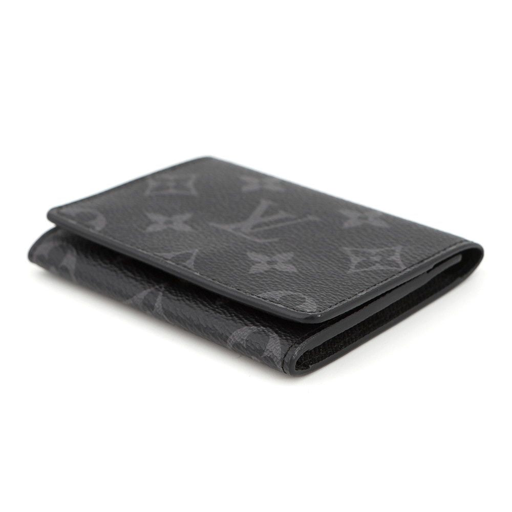 Louis Vuitton Card Case Monogram Eclipse Business Holder Black — view 2