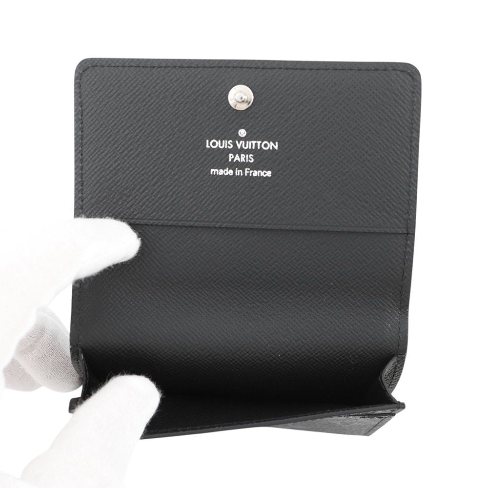 Louis Vuitton Card Case Monogram Eclipse Business Holder Black — view 5