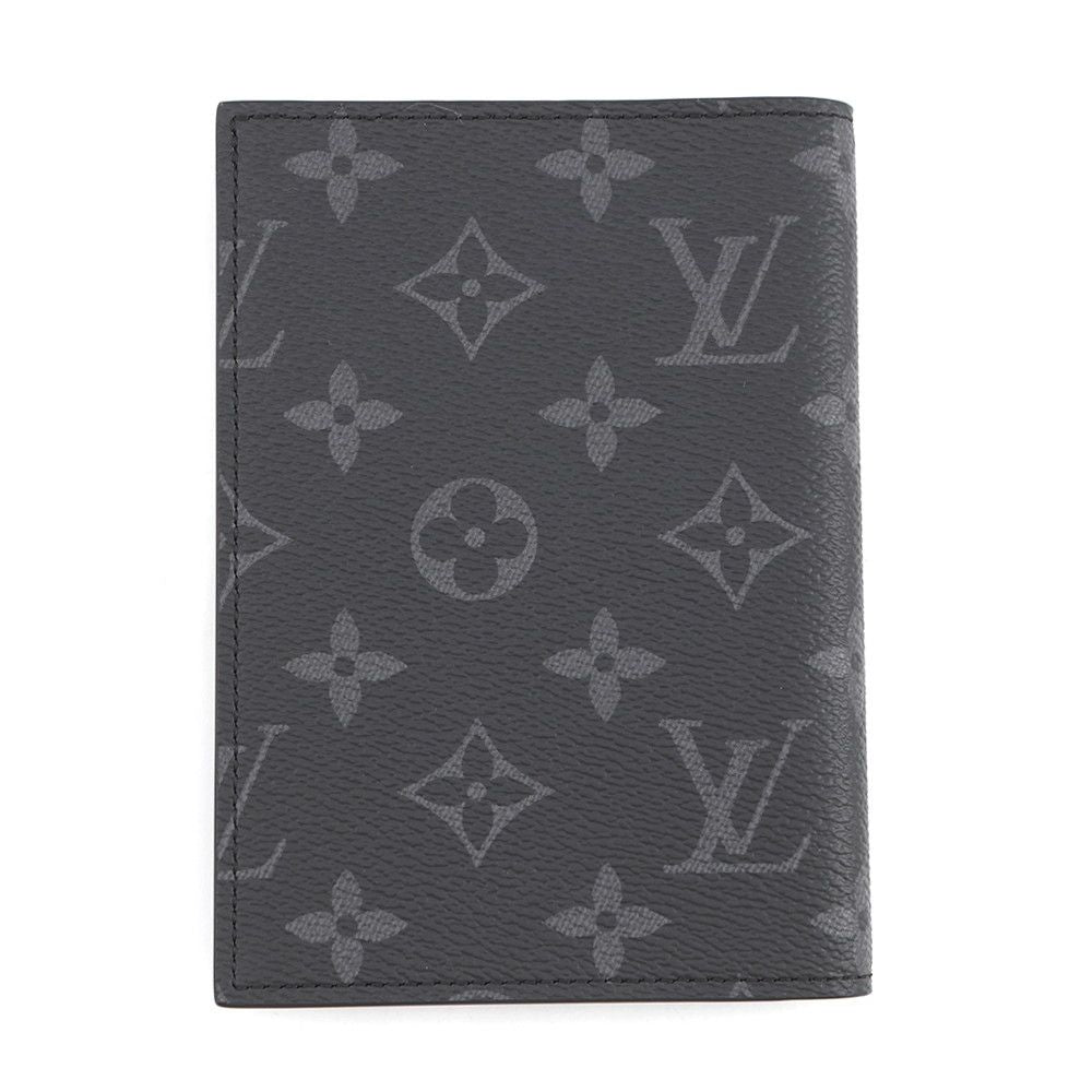 Louis Vuitton Passport Case Monogram Eclipse Couverture NM Black — view 3