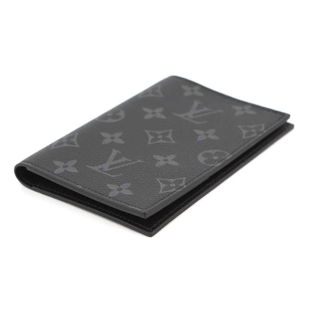 Louis Vuitton Passport Case Monogram Eclipse Couverture NM Black — view 2
