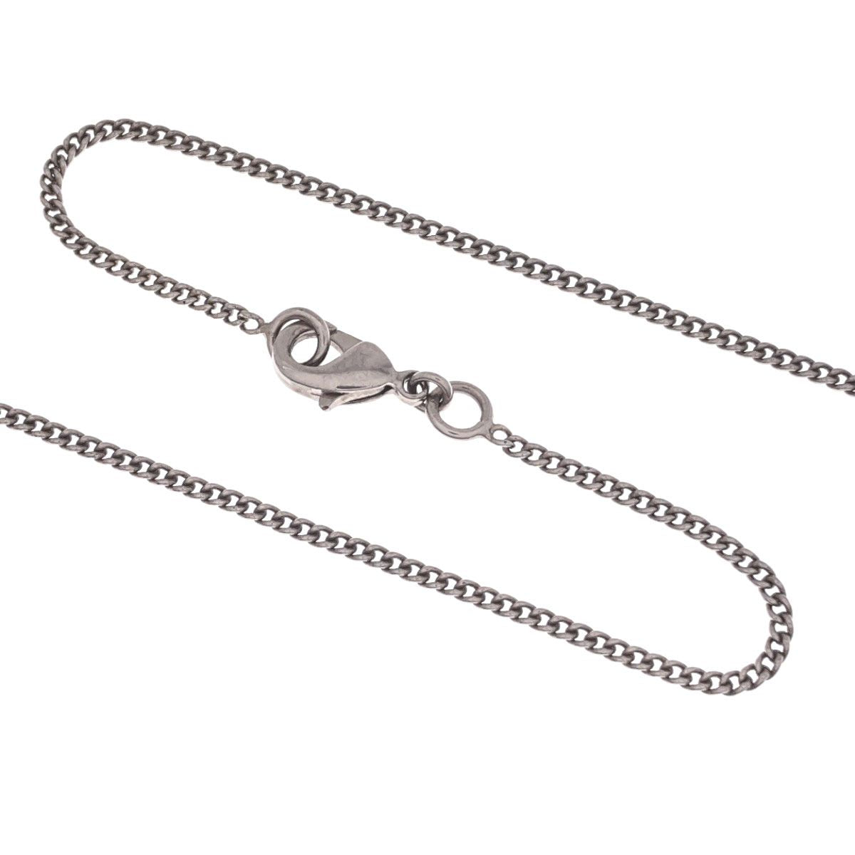 Chanel CC Logo Rhinestone Necklace Metal — view 3