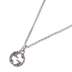 Gucci Interlocking Necklace Silver