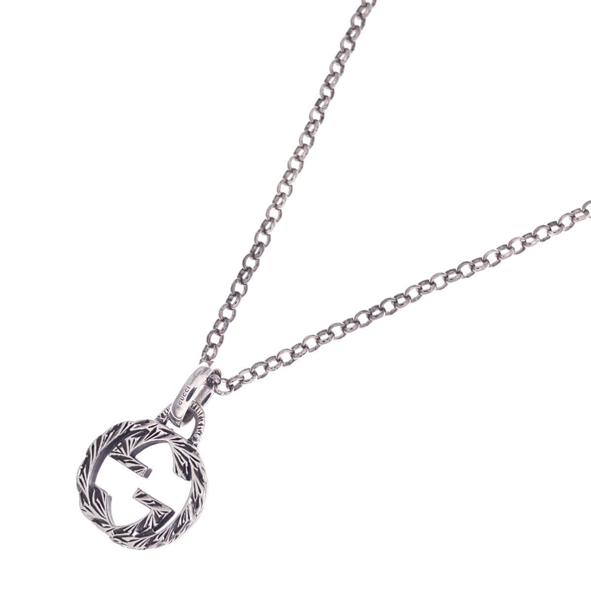 Gucci Interlocking Necklace Silver