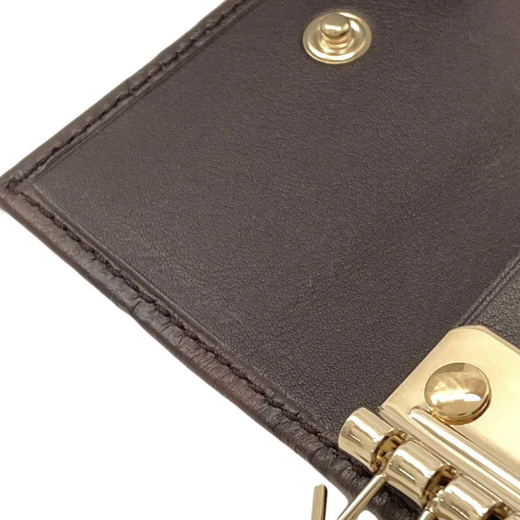 Gucci GG Signature Guccissima Key Case Leather Key Holder — view 7