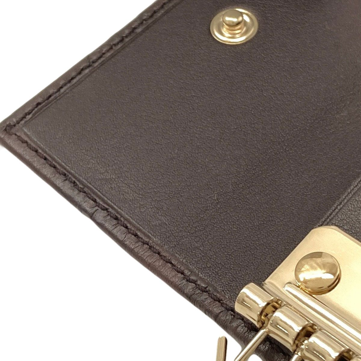 Gucci GG Signature Guccissima Key Case Leather Key Holder — view 7