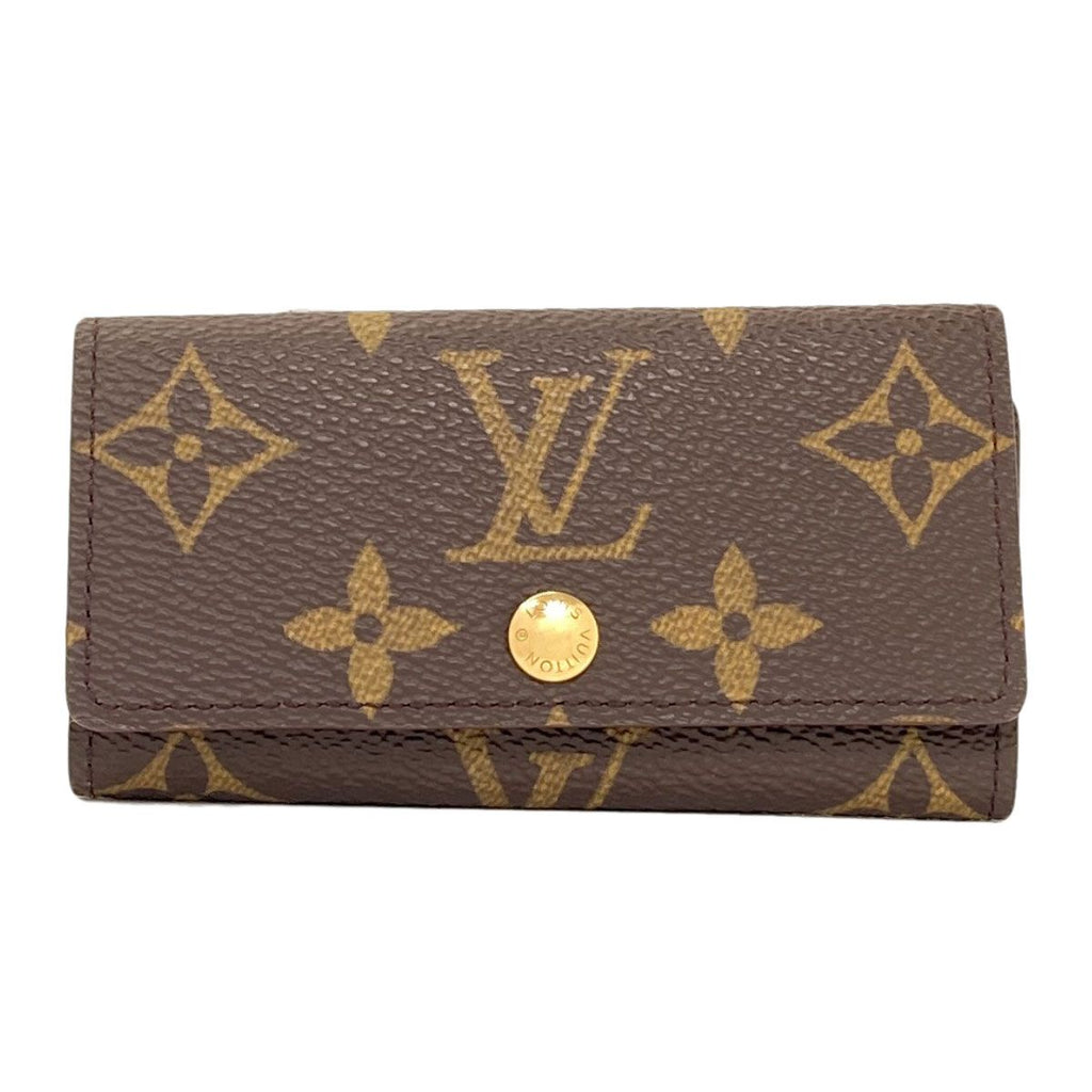 Louis Vuitton Multicles 4 Key Case Monogram Canvas Key Holder
