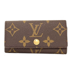Louis Vuitton Multicles 4 Key Case Monogram Canvas Key Holder