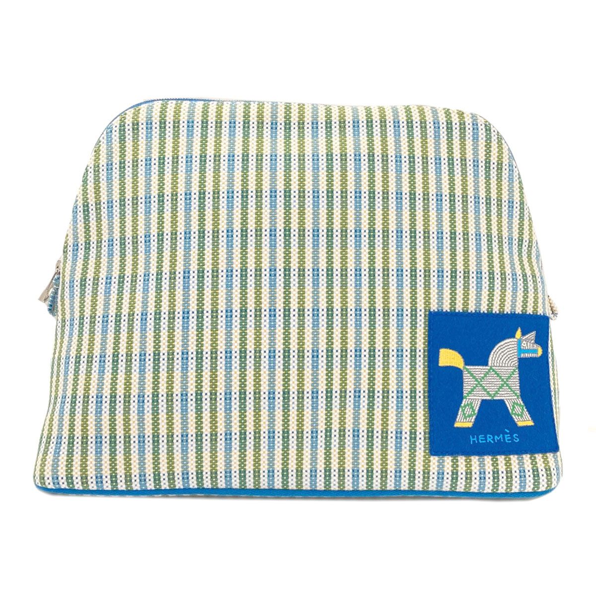 Hermes Bolide Pouch Animoo Natte Factis Makeup Canvas