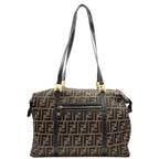 Fendi Zucca Pattern Tote Canvas