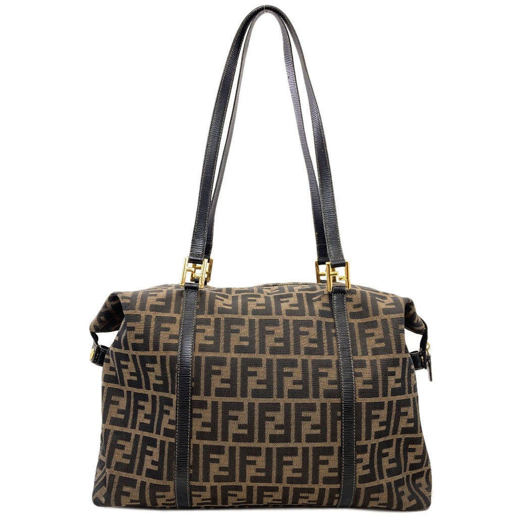 Fendi Zucca Pattern Tote Canvas — view 2