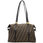 Fendi Zucca Pattern Tote Canvas — view 2